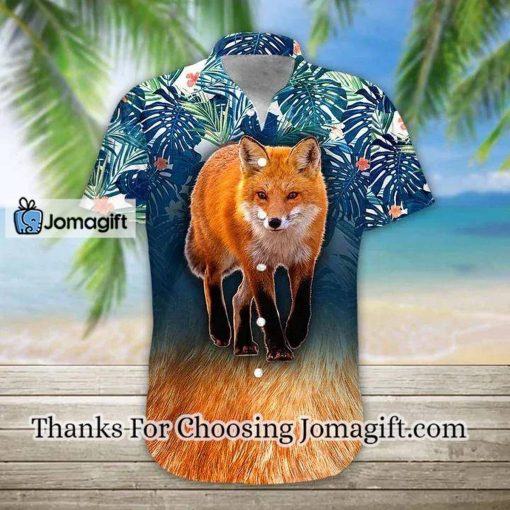 [Trending] 3D Fox Hawaii Shirt Print Button Down Shirt Gift
