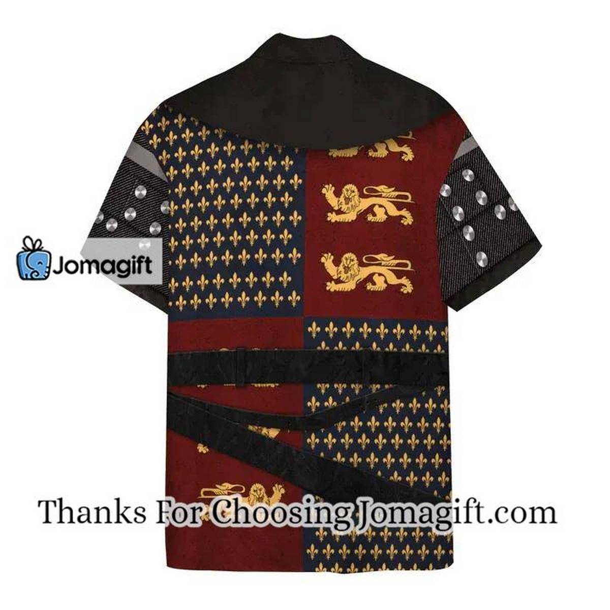 3D Henry V Costume Short Sleeve Shirt Hawaiian shirt for men women 2