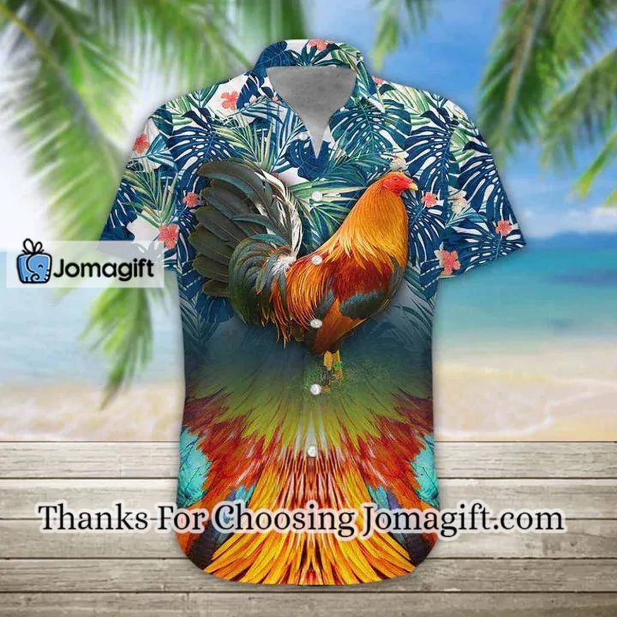 Ohio State Hawaiian Shirt Tropical Beach Coconut Tree - Jomagift
