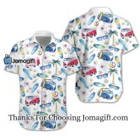 [Trending] Adorable Hippie Car Beach Design Hawaiian Shirt Gift