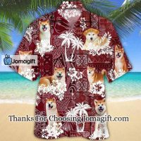 [Trending] Akita Red Hawaiian Shirt, Tropical Shirts, Gift For Him Gift