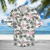 [Trending] Aloha Pink Flower And Bike Gift For Biking Lovers Hawaiian Shirt, Summer Gift