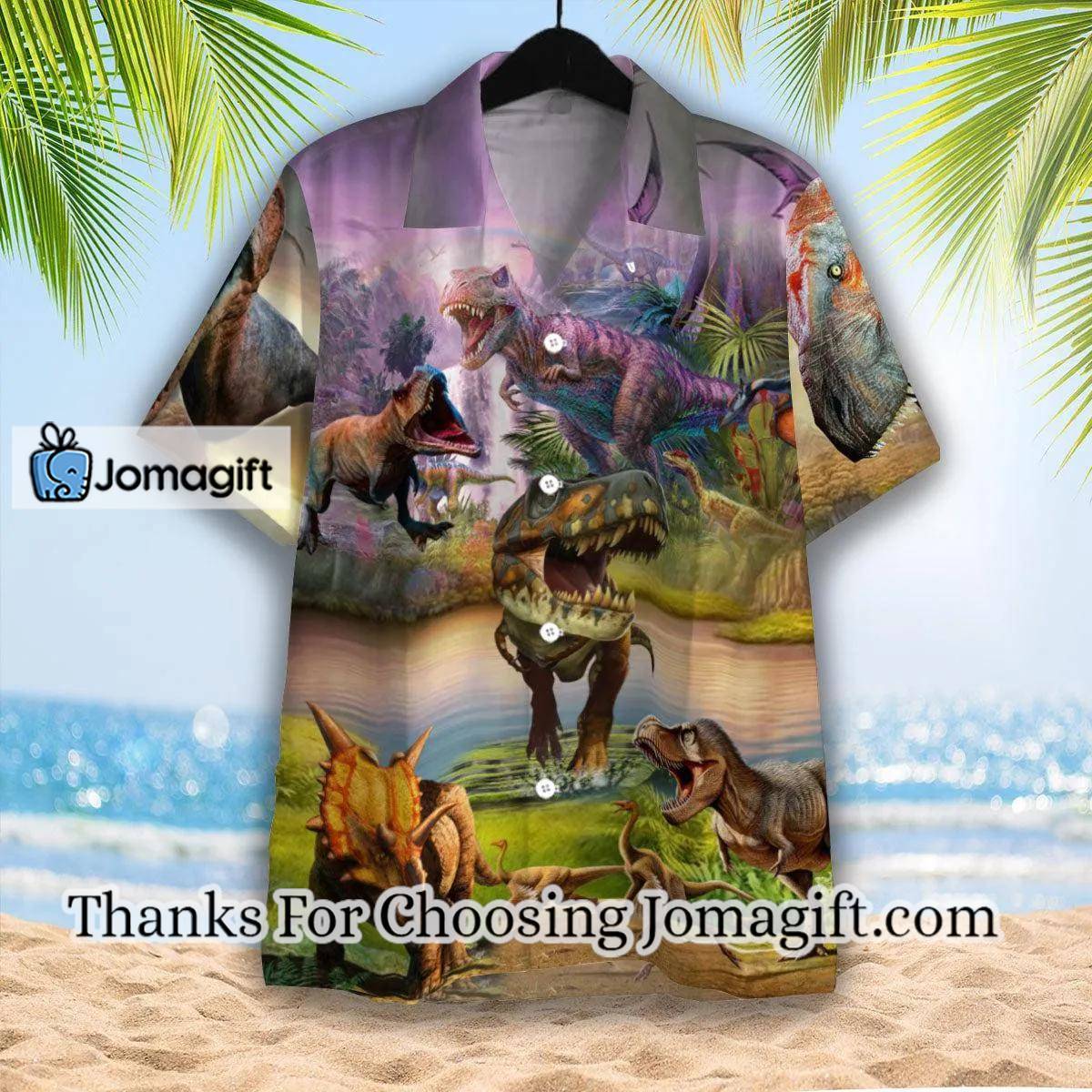 Always Be Dinosaur Hawaiian Shirt HW4650 1
