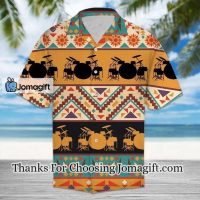 [Trendy] [Amazing] Drums With Geometric Hawaiian Shirt Gift