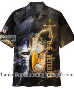 [Amazing] Eagle Thunder U.S Veteran Hawaiian Shirt