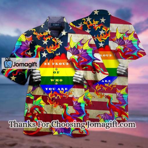 [New] [Amazing] Rainbow Dragon Hawaiian Shirt Gift