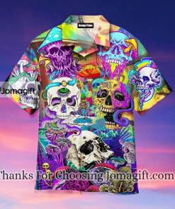 [Amazing] Skull Hippie Multicolor [Amazing] Hawaiian Shirt