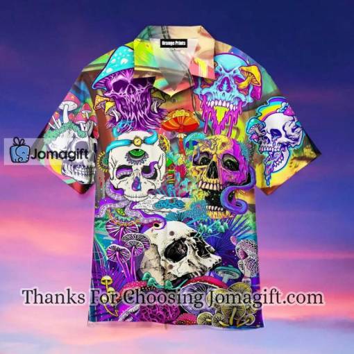 [Amazing] Skull Hippie Multicolor [Amazing] Hawaiian Shirt