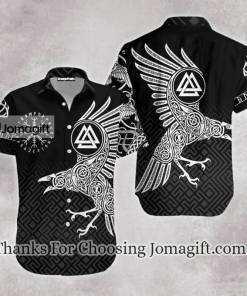 Amazing The Raven Of Odin Tattoo Hawaiian Shirt 1 1