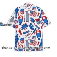 [Trendy] American Short Tall Button Hawaiian Shirt, Button Up Gift