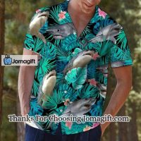 [Trendy] Angry Shark Tropical Jungle Design Hawaiian Shirt Gift