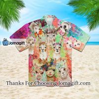 [Trendy] Animal Lovely Llama Flower Crown Hawaiian Shirt, Llama Hawaiian Shirt Gift