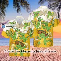 Animals Alligator Love Beer Hawaiian Shirt Aloha Shirt AH2031 2