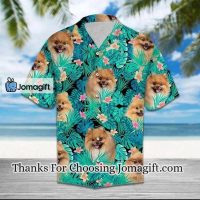 [Trendy] Appealing Love Of Pomeranian Tropical Jungle Hawaiian Shirt Gift