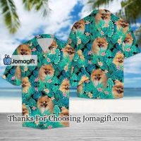[Trendy] Appealing Love Of Pomeranian Tropical Jungle Hawaiian Shirt Gift