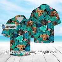 Appealing Tropical Jungle With Dachshund Hawaiian Shirt 1
