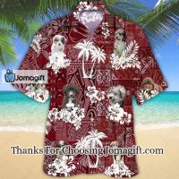 [Trendy] Aussie Doodle Red Hawaiian Shirt, For Summer Gift