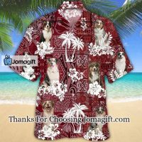 [Trendy] Australian Shepherd Red Hawaiian Shirt, For Summer Gift