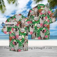 Awesome Australian Shepherd Tropical Coconut Pattern Hawaiian Shirt 2
