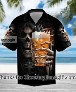 Awesome Beer Skull Hawaiian Shirt 1 1