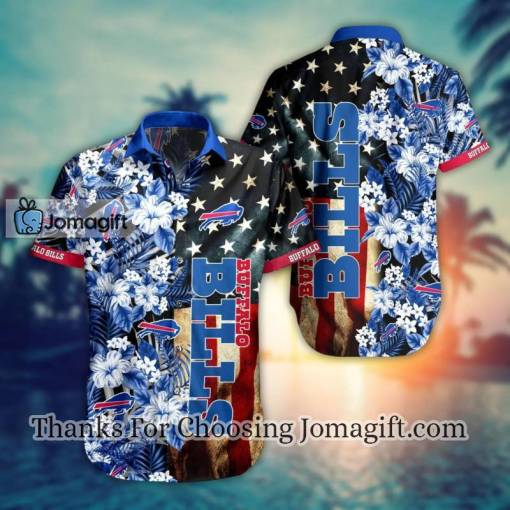 [Awesome] Buffalo Bills Hawaiian Shirt Buffalo Bills American Flag