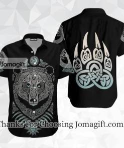 [Awesome] Celtic Bear Tattoo Viking Hawaiian Shirt