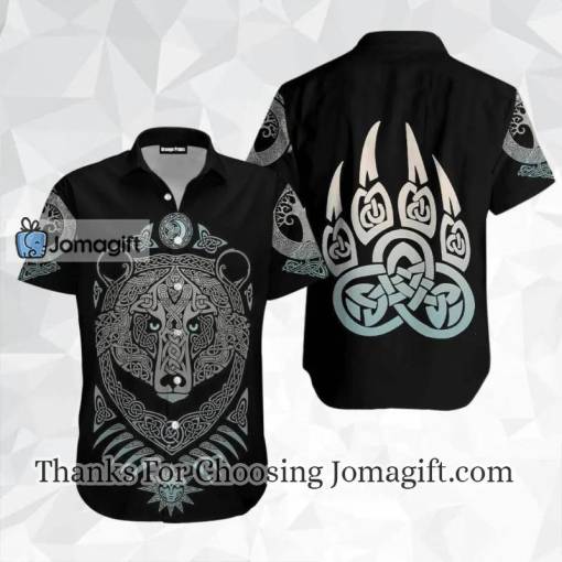 [Awesome] Celtic Bear Tattoo Viking Hawaiian Shirt