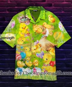[Awesome] Hey Duck Happy Easter Day Hawaiian Shirt
