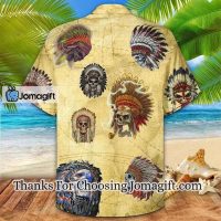 [Trendy] Awesome Mexican Skull Native Yellow Background Hawaiian Shirt Gift