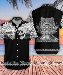 Awesome Mexico Aztec Skull Tattoo Hawaiian Shirt 1 1