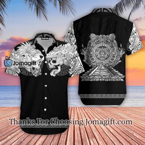 [Awesome] Mexico Aztec Skull Tattoo Hawaiian Shirt