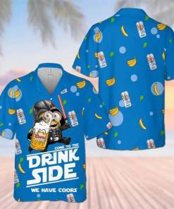 [Awesome] Minions Hawaiian Shirt Come To The Drink Side We Have Cors
