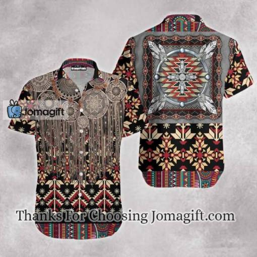 [Awesome] Native Pattern Hawaiian Shirt
