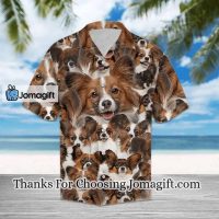 [Trendy] Awesome Papillon Animal Face Collection Hawaiian Shirt Gift