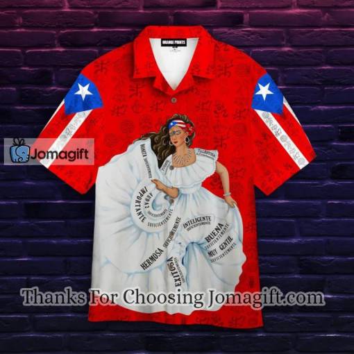 [Awesome] Pretty Puerto Rico Girl Hawaiian Shirt