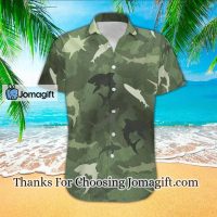 [Trendy] Awesome Shark Camo Pattern Hawaiian Shirt, Perfect For Shark Lover Gift