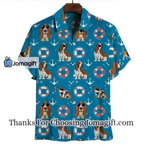 [New] Basset Hound Hawaiian Shirt HW7535 Gift