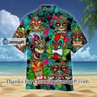 [Trendy] Beach Shirt Aloha Tiki Floral Hawaiian Shirt vintage floral Gift