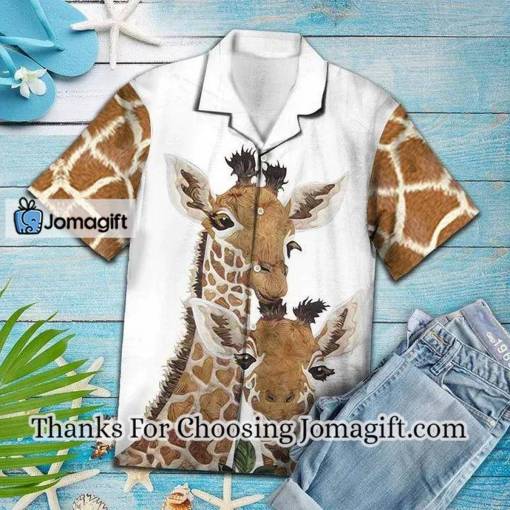 [Fashionable] Best Holiday Gifts Ideal Happy Giraffe Family Portrait hawaiian Shirt Gift