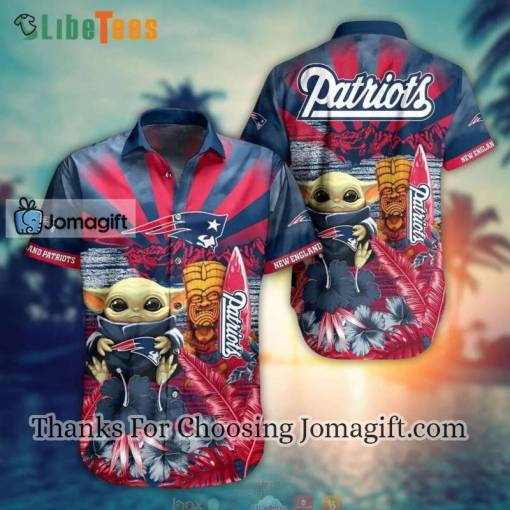 [Best-selling] Baby Yoda Patriots Hawaiian Shirt Patriots Gift