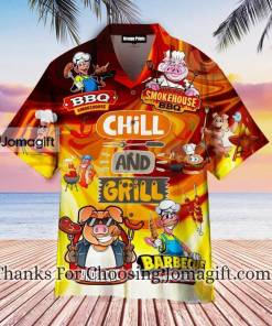 [Best-selling] Chilling And Griliing Pig Aloha Hawaiian Shirts