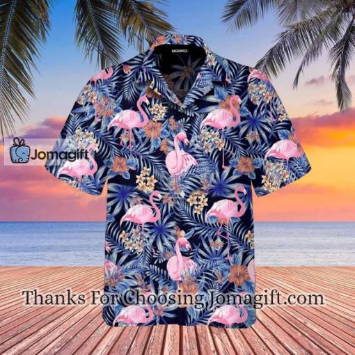 [Best-selling] Flower Pink Flamingo Summer Hawaiian Shirt