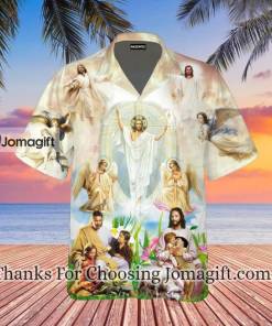 [Best-selling] Jesus Are Playing With Children Hawaiian Shirt