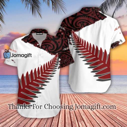 [Best-selling] New Zealand Maori Fern Red Edition Hawaiian Shirt