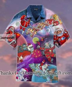 [Best-selling] Santa Claus In The Space Hawaiian Shirt