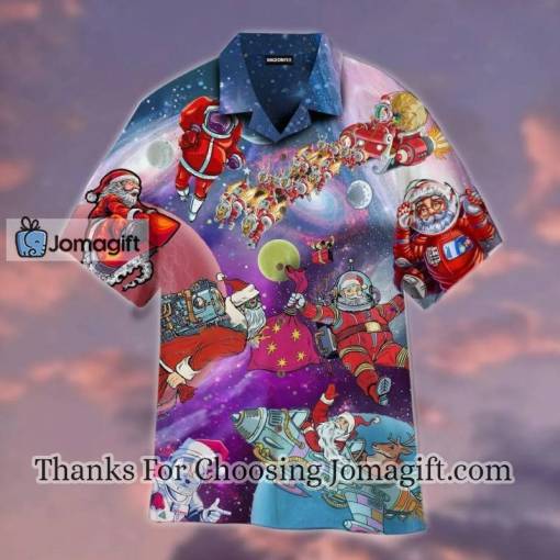 [Best-selling] Santa Claus In The Space Hawaiian Shirt