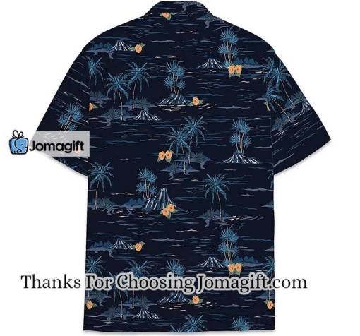 [Fashionable] Black Coconut Tree Island Hawaiian Shirt, Button Up Gift