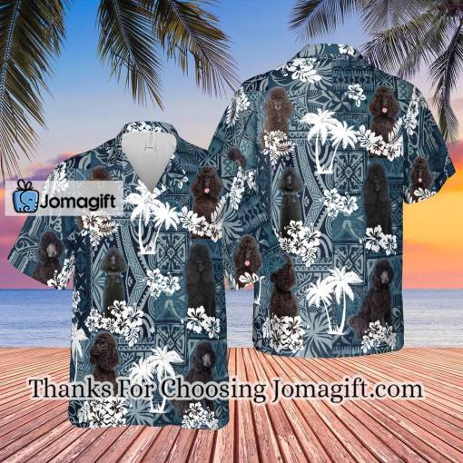 [Fashionable] Black Poodle Hawaiian Shirt Gift
