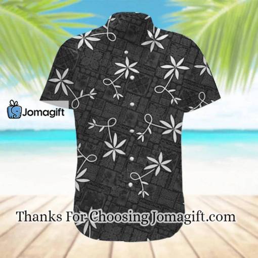 [New] Black Tropical Pattern Hawaiian Shirt Gift