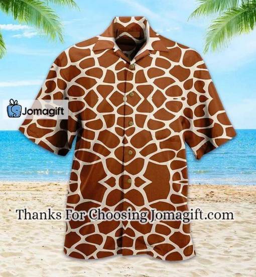 [Fashionable] Brown Giraffe Hawaiian Shirt 3D Gift